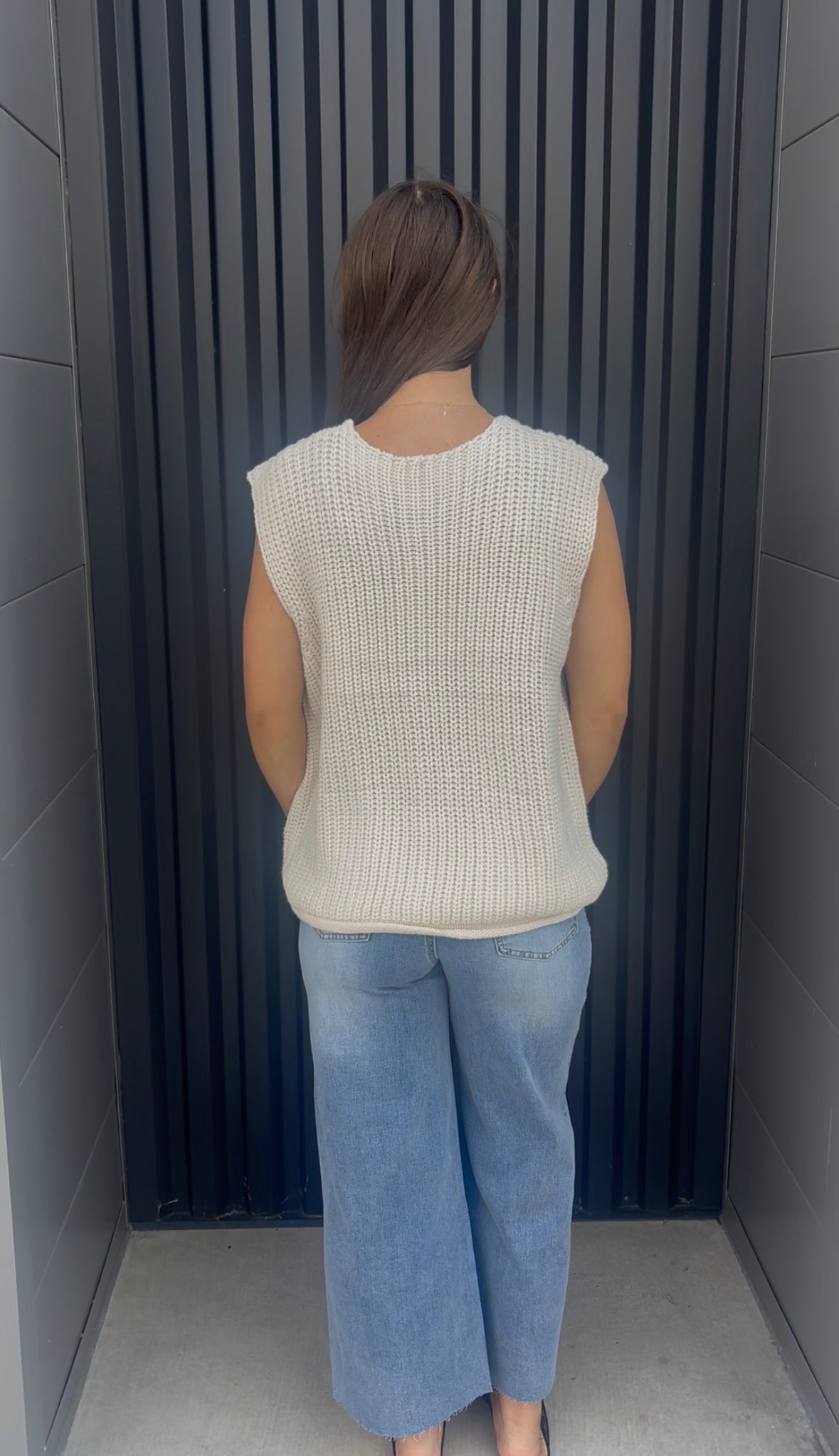 Buttoned Sweater Vest