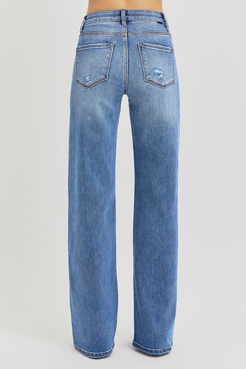 Tummy Control High-Rise Wide Leg - Risen Jeans