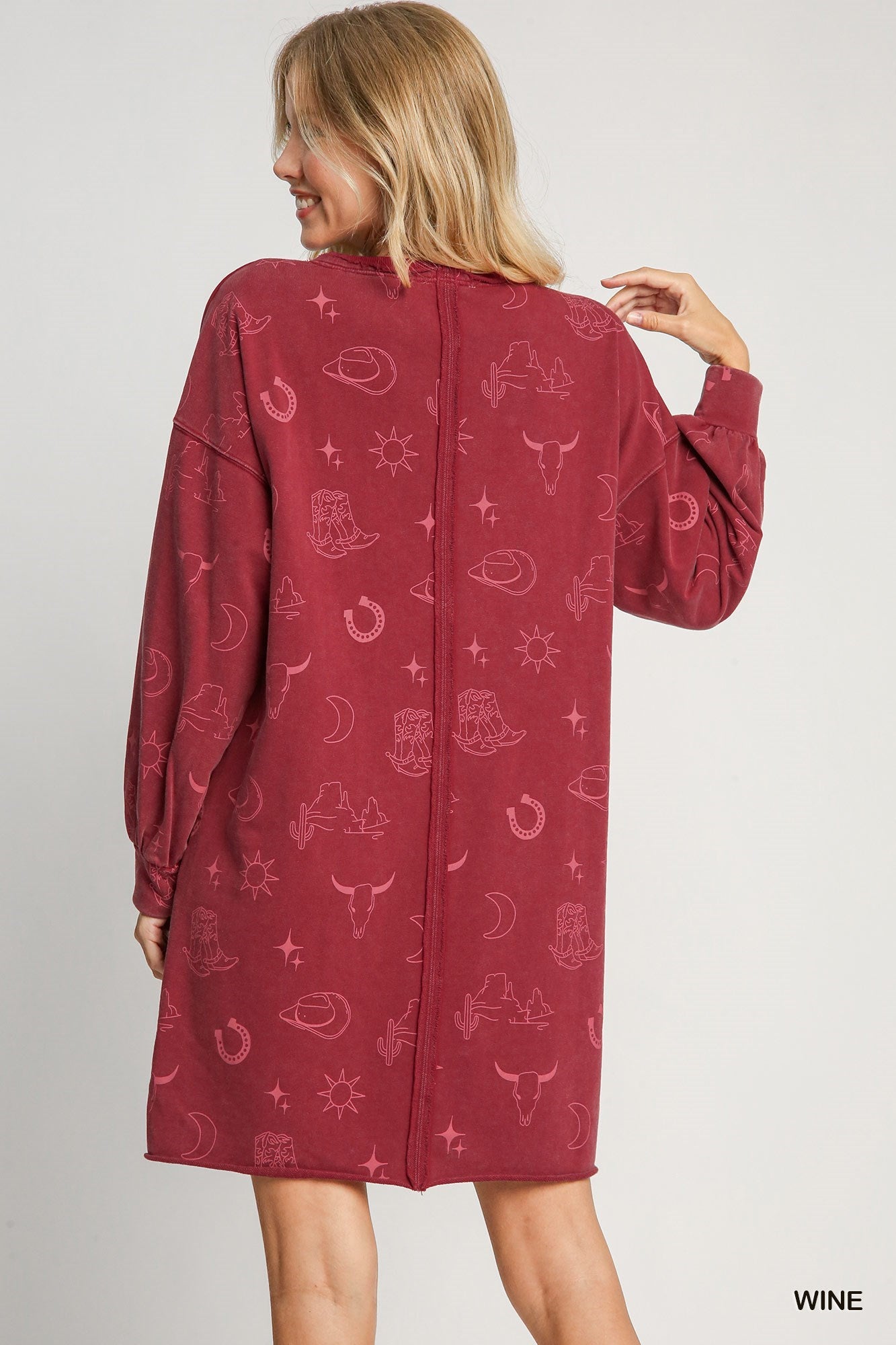 Country Graphic Sweatshirt Dress