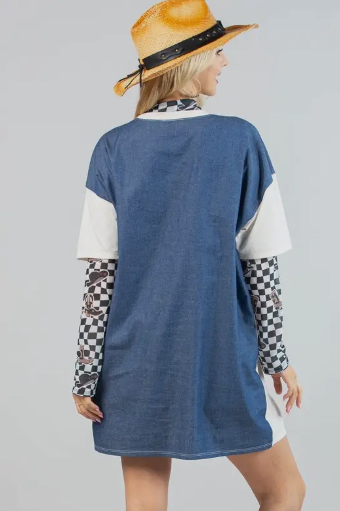 Western Country Roads Graphic T-shirt Dress