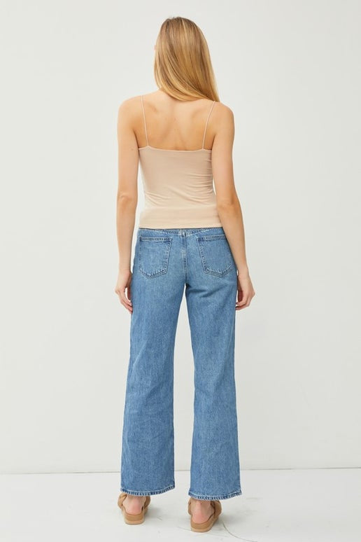 Tan Cropped Cami
