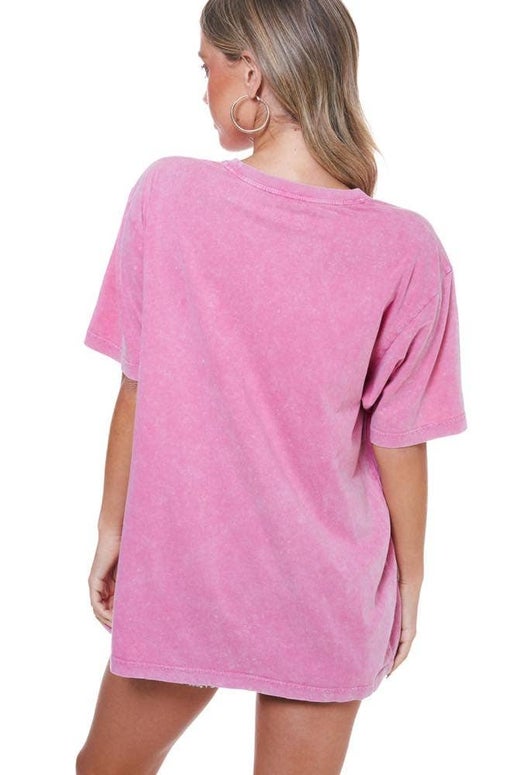 Pink Soaring Eagle Graphic Tee