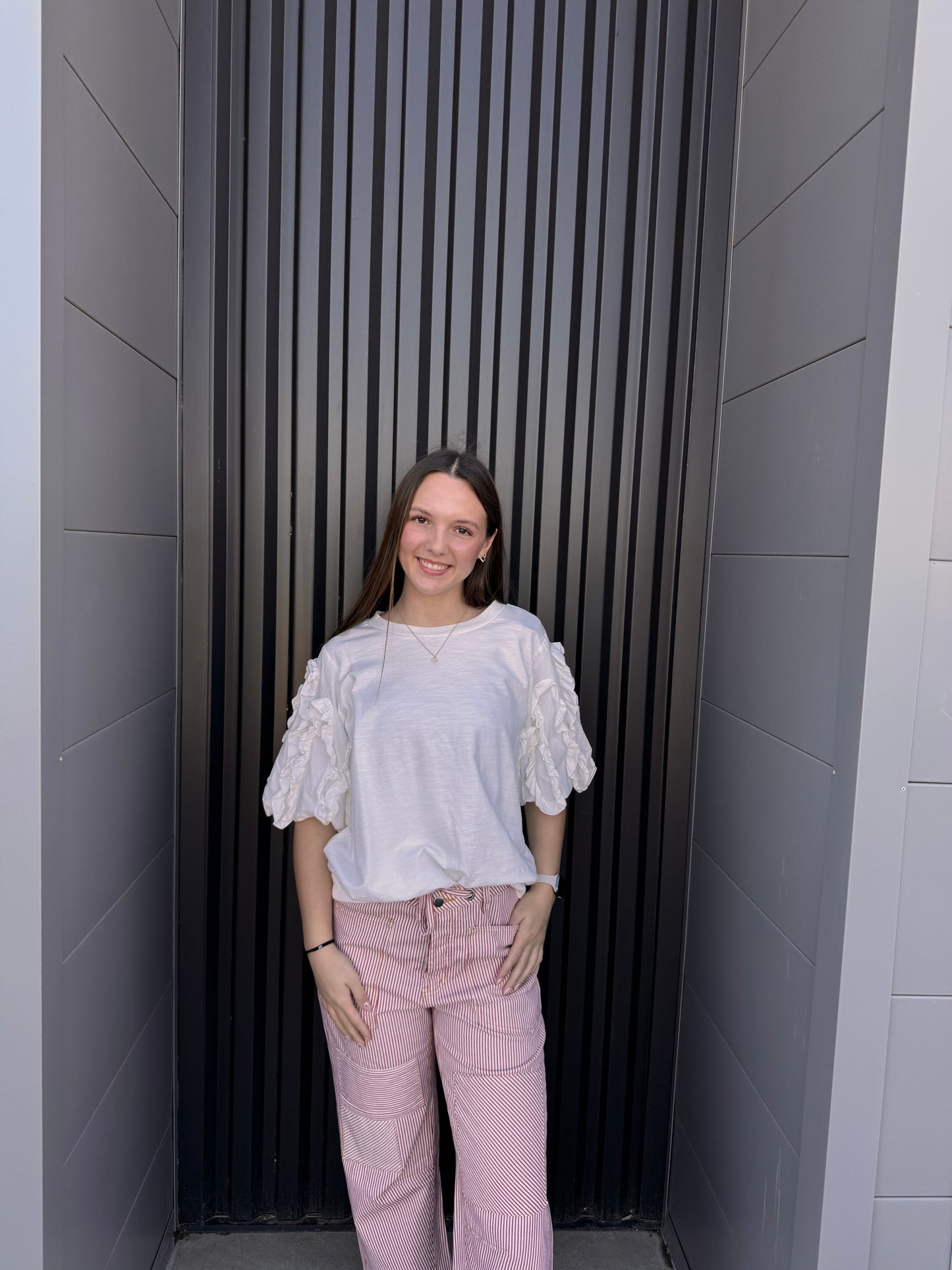 Short Sleeve Bubble Top