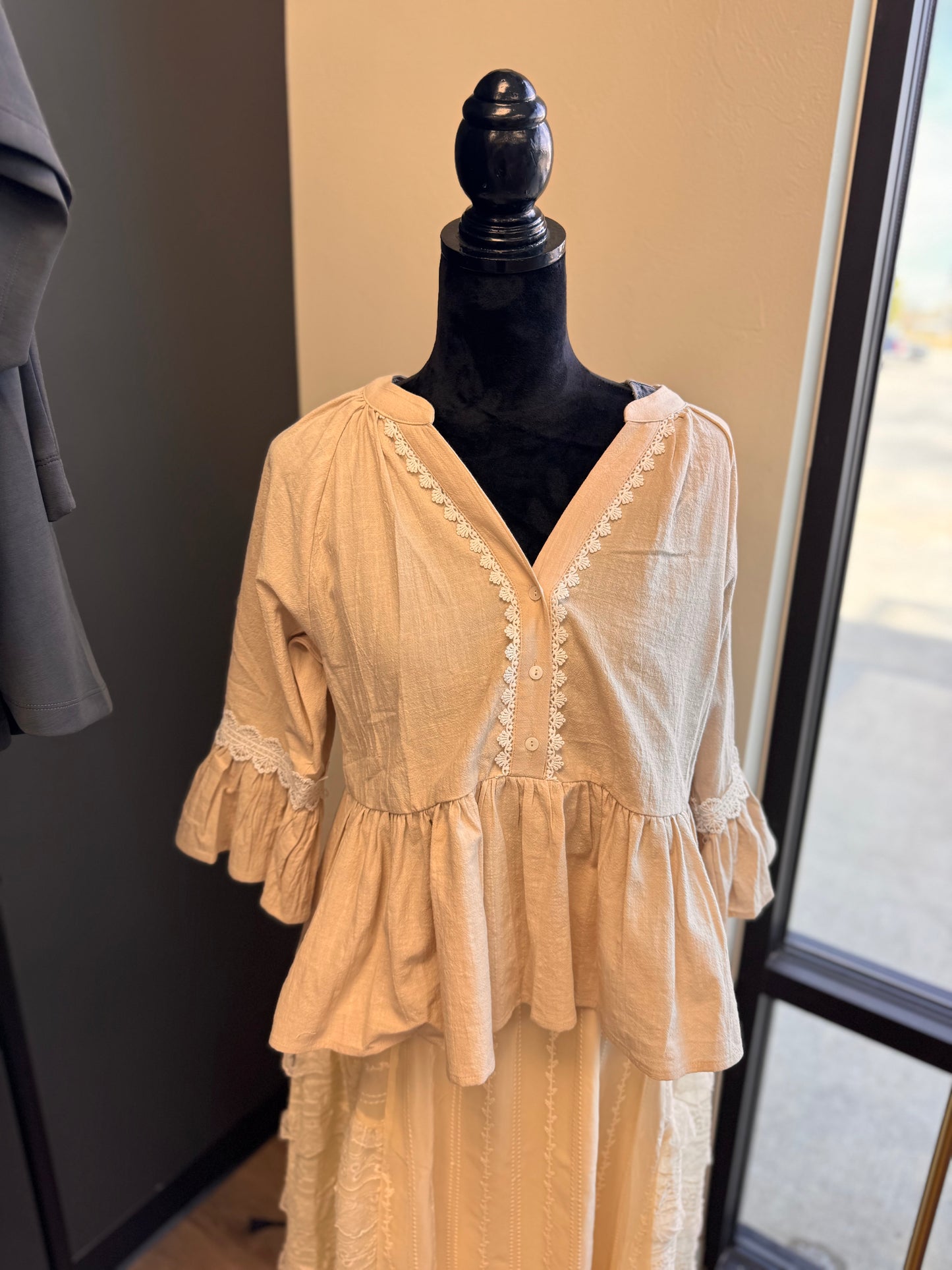 Willow Lace Replum Blouse