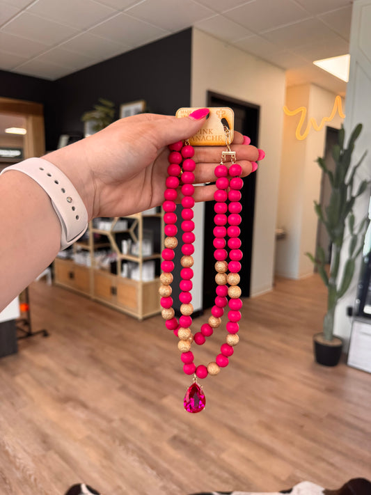 Multi-Color bead Crystal Necklace
