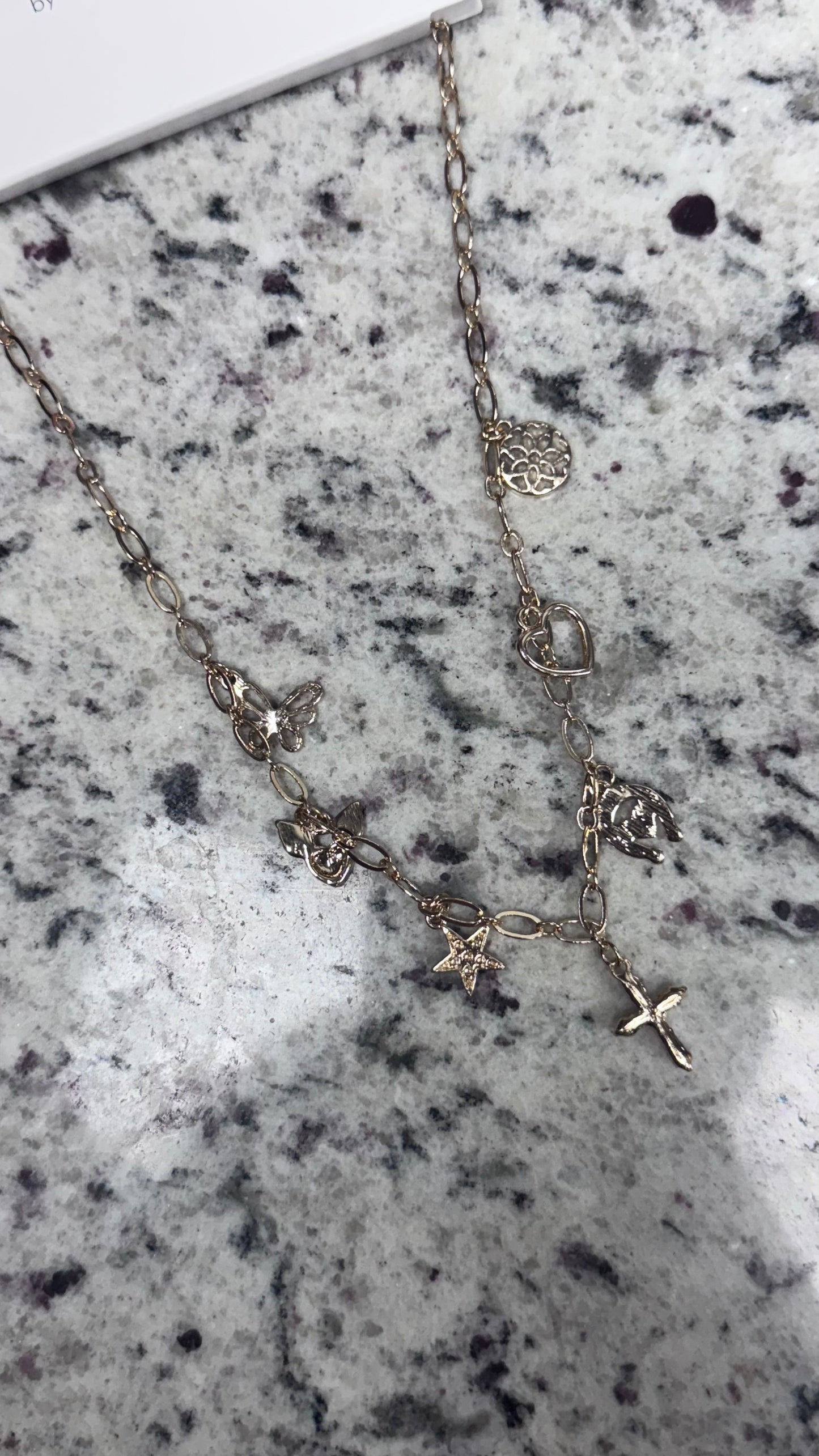 BT Juliet Gold Charm Necklace