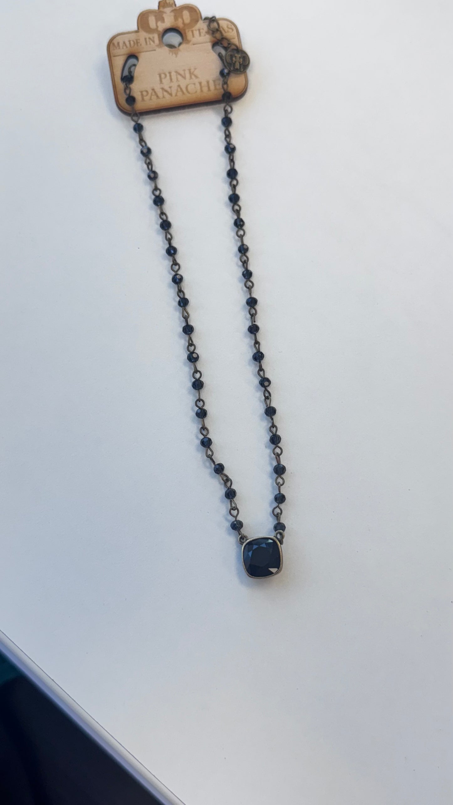 Black and Gold Rhinestone choker