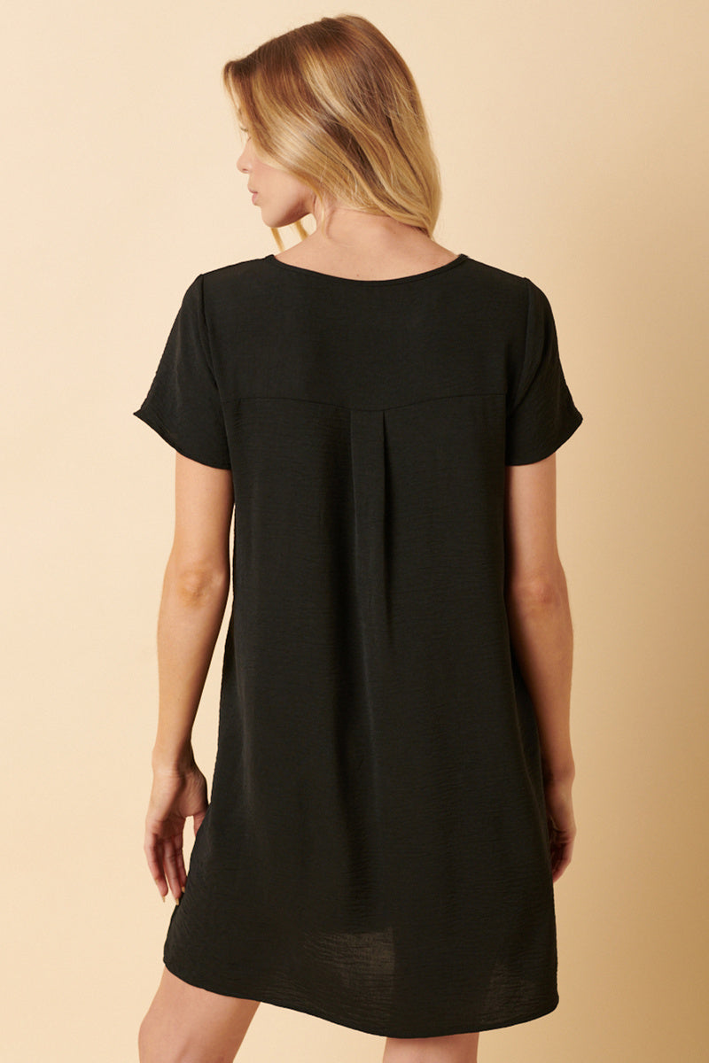Black Air Flow Dress
