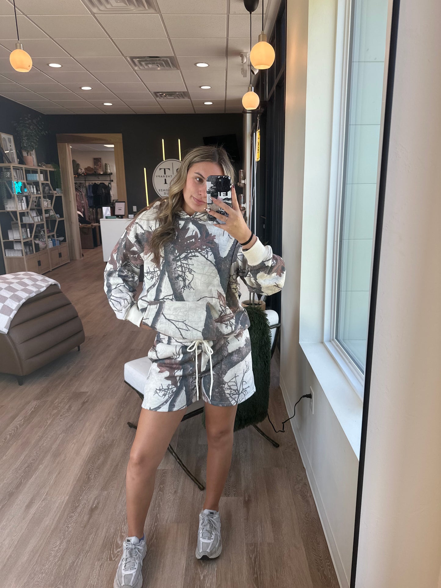 Camo Two Piece Short Set