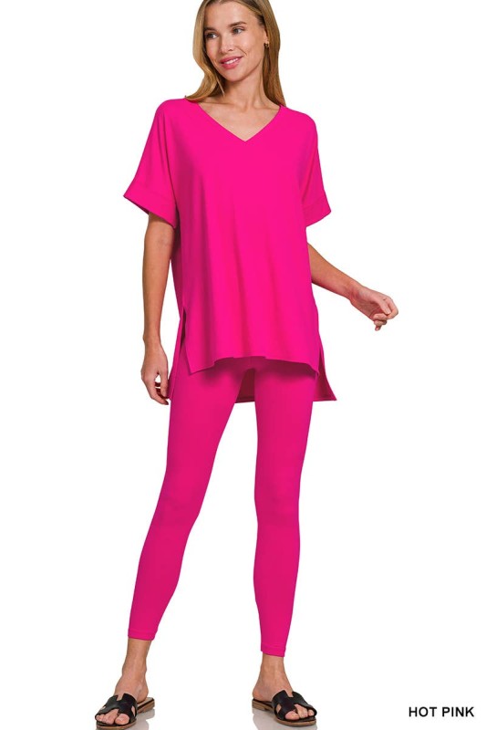 Short Sleeve and Legging Set