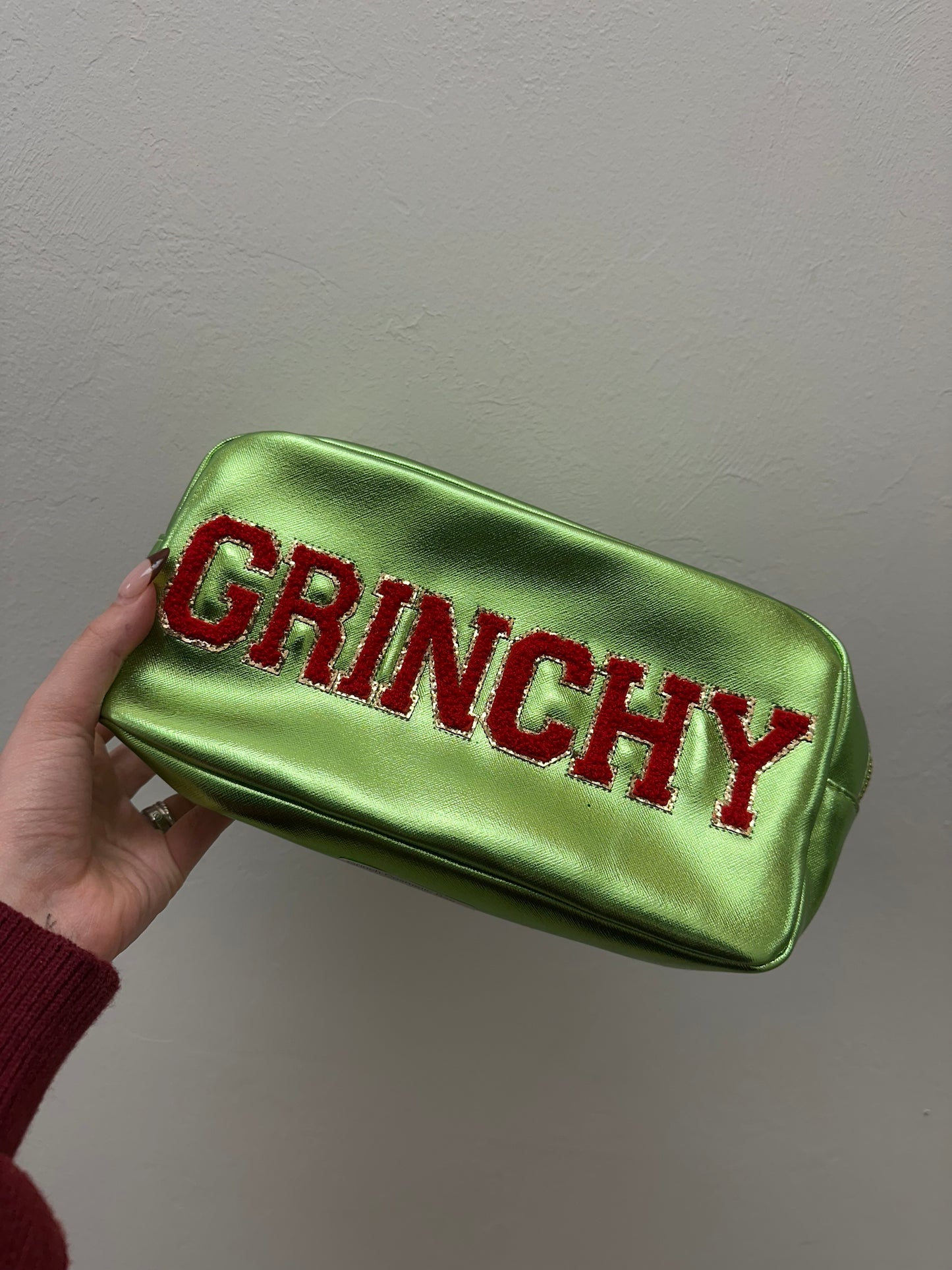 Grinch Cosmetic Bag