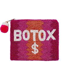 Botox Money Beaded Coin Purse
