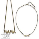 Mama Bubble Letter Necklace