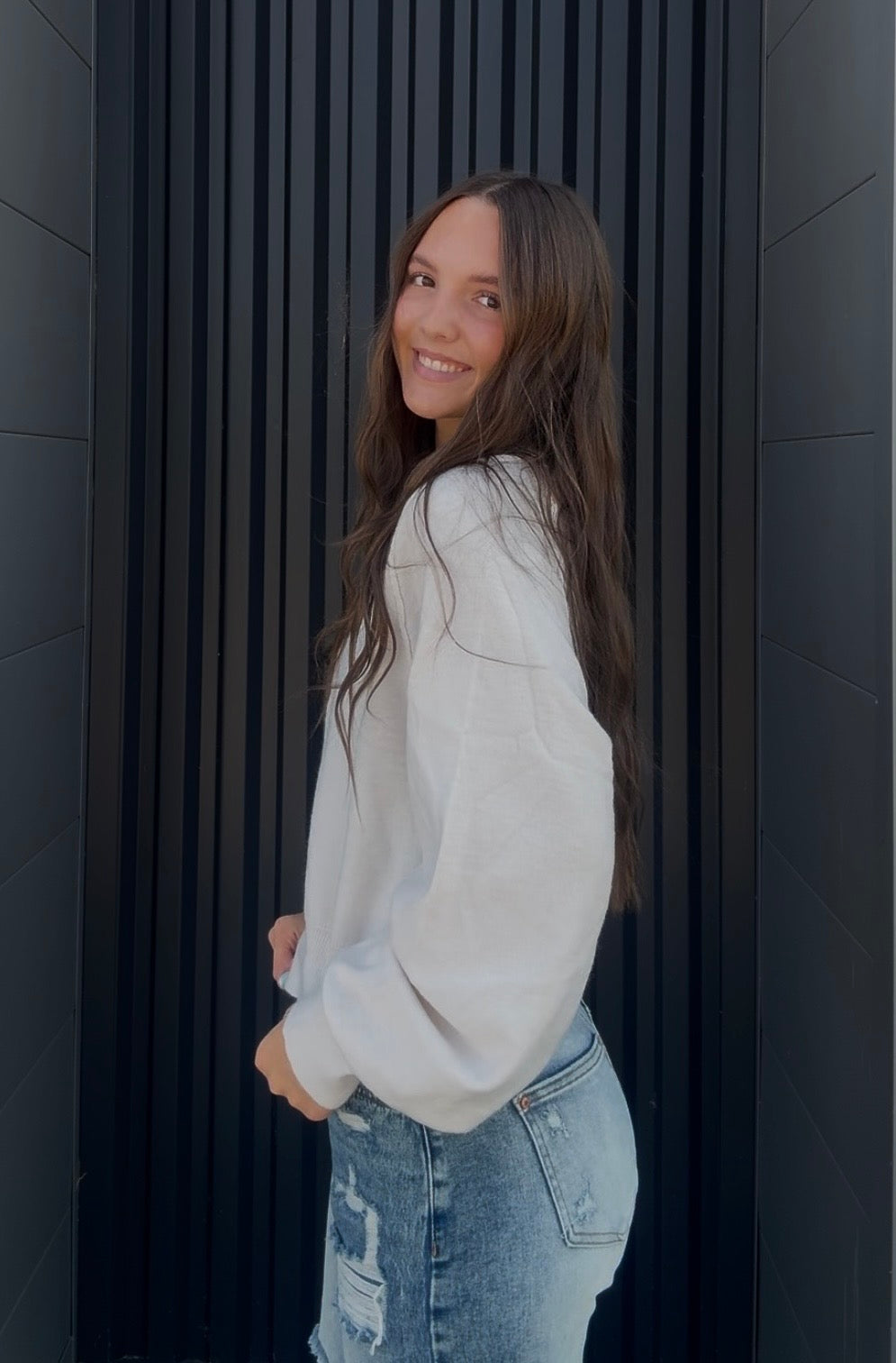 Luxe Knit Henley Sweater