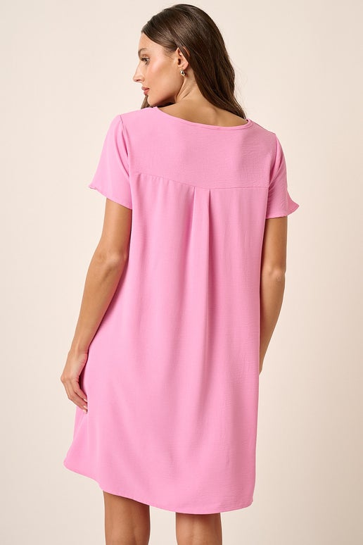 Bubble Gum Pink Air Flow Dress