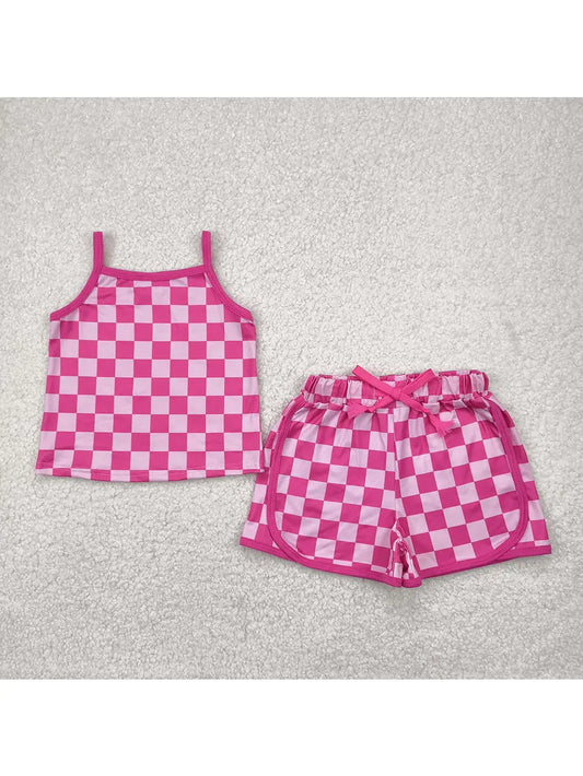 Checkered Set (Pink & Black)