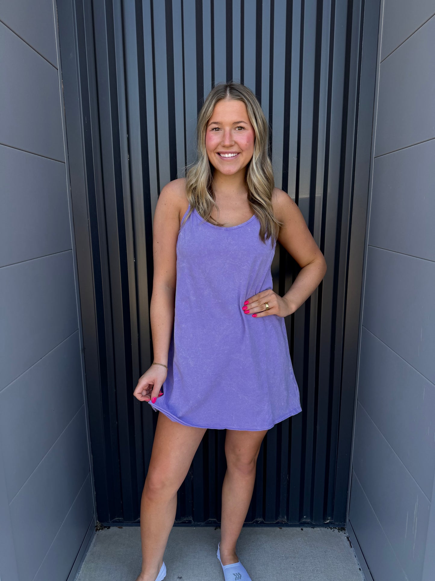 Spaghetti Strap Dress (Assorted Colors)