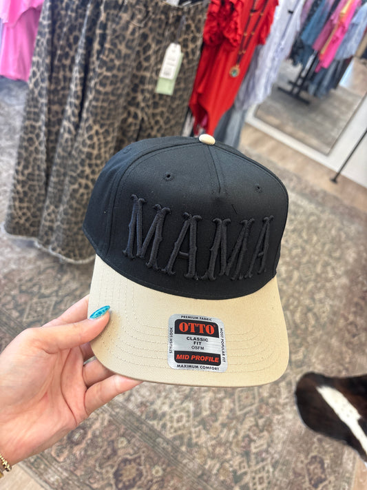 Mama hat black