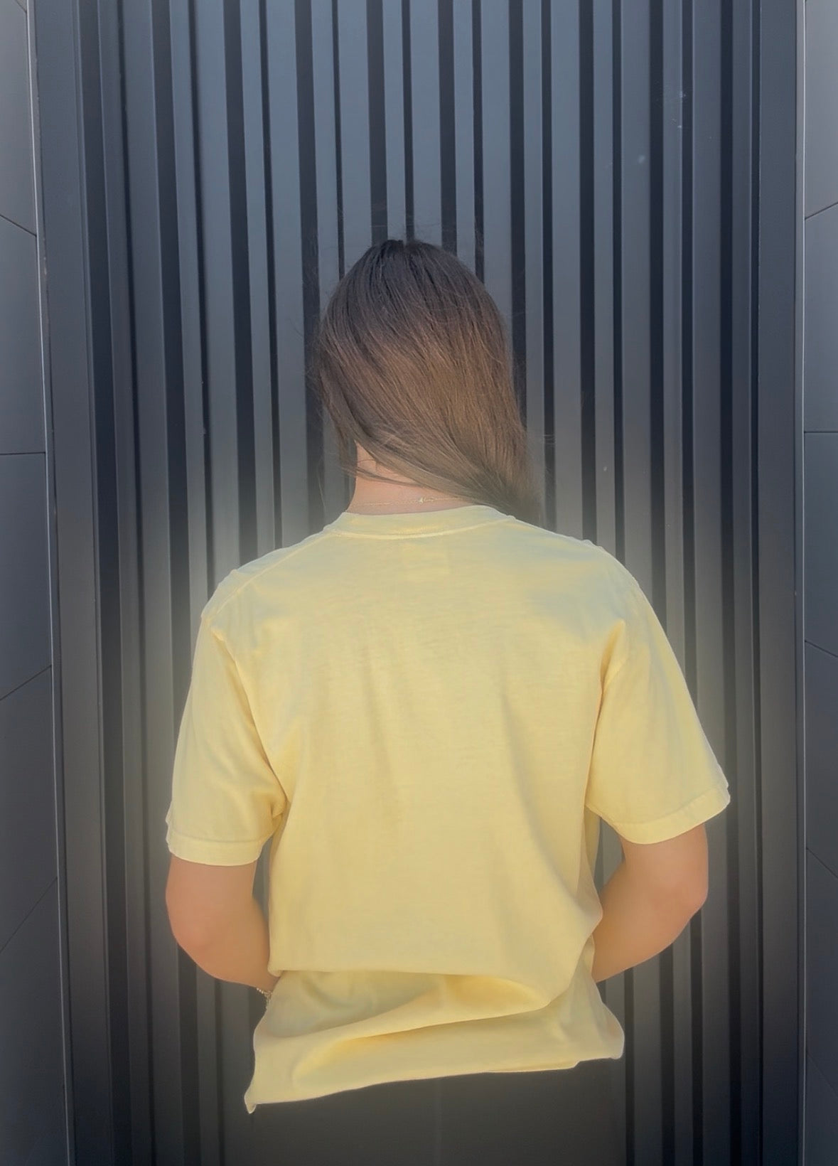 Homebody Club T-Shirt (Neon Coral & Yellow)