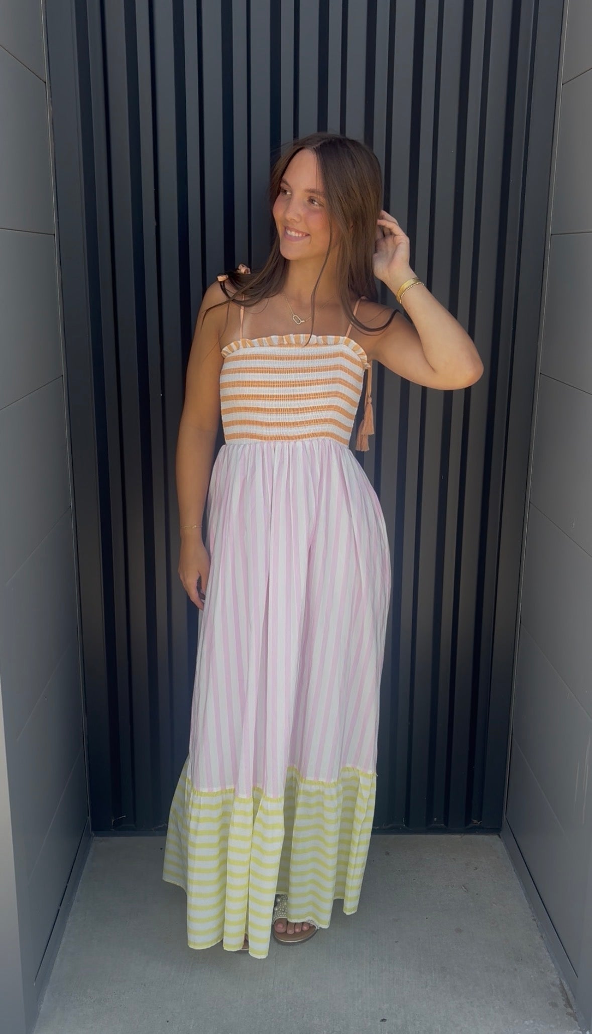 Sherbert Multi Color Dress
