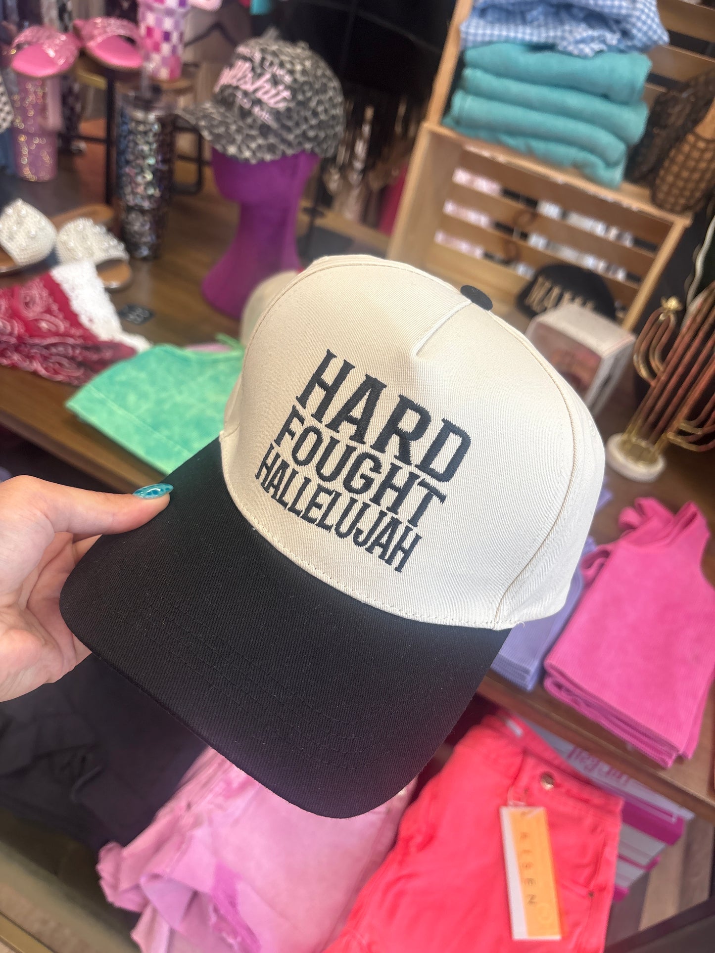 Hard Fought Hallelujah Trucker Hat