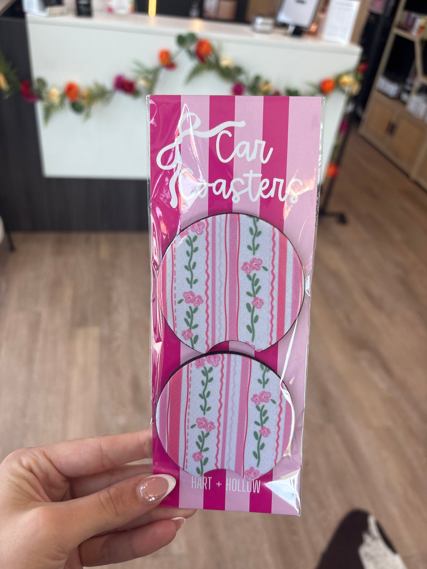 Assorted Two Pack Car Coasters