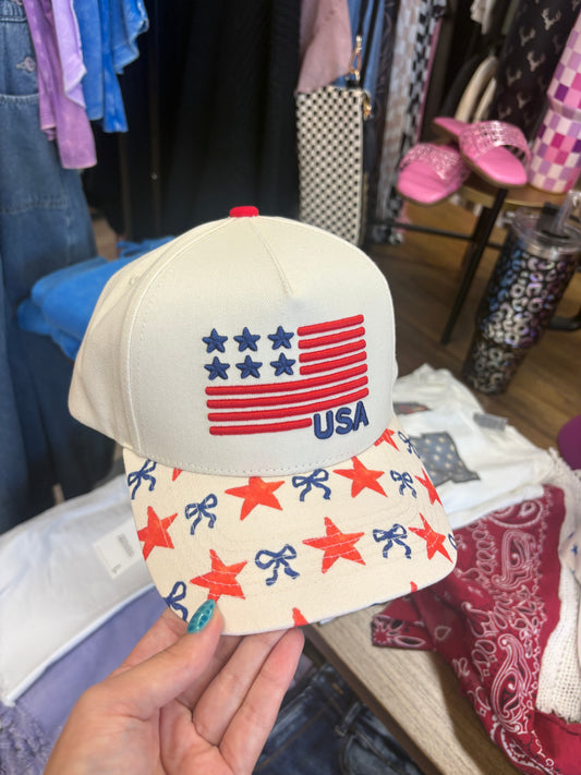 USA Flag Trucker Hat