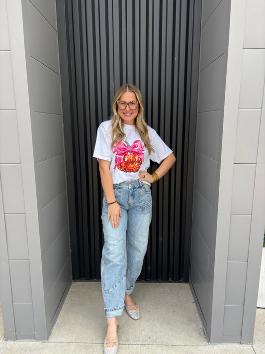 Pumpkin Bow Tee