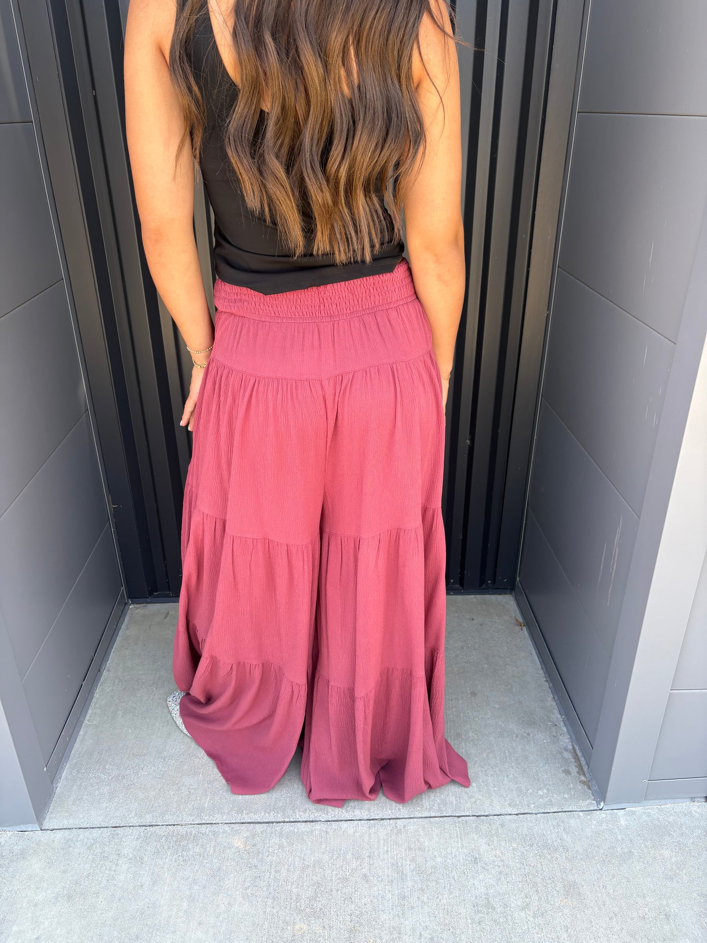 Sienna Wide Leg Tiered Pant