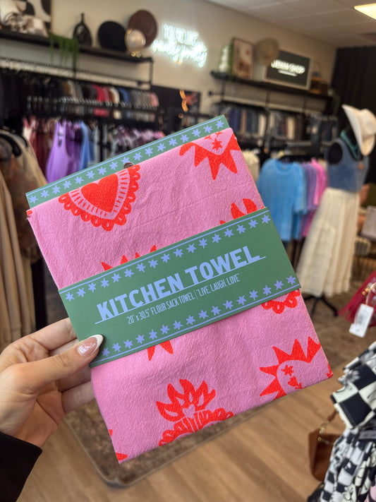 Kitchen towel - Live, Laugh, Love