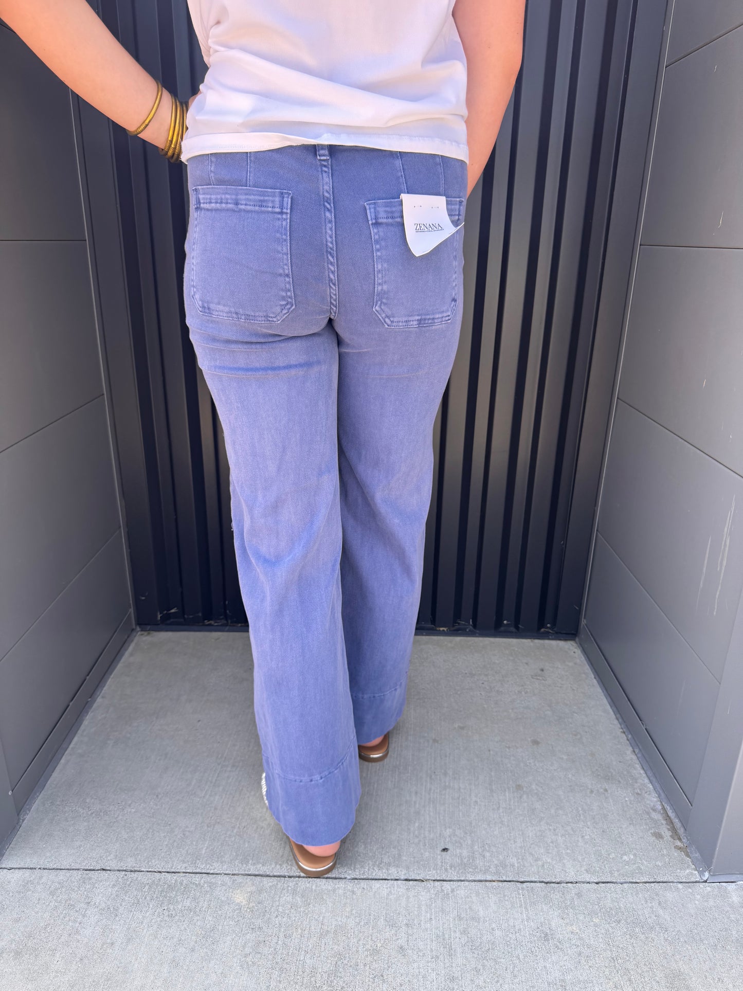 Marlin cuffed bottom denim jeans