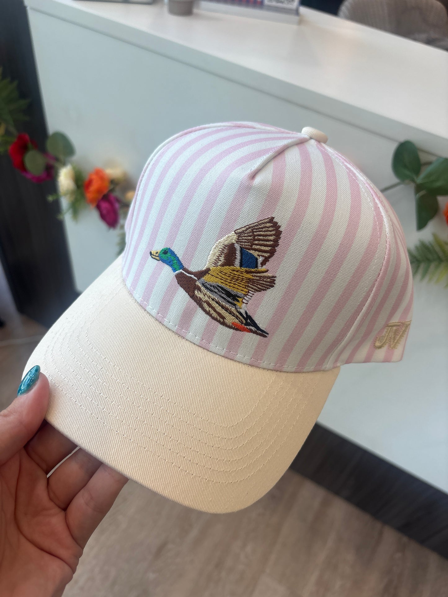 Pink Duck Trucker Hat