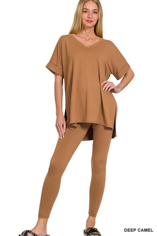 Short Sleeve and Legging Set