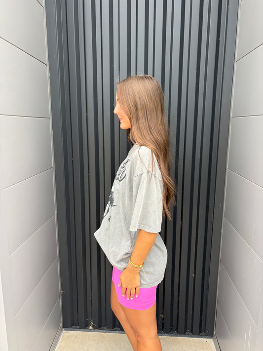 Bubble Gum Pink Biker Shorts