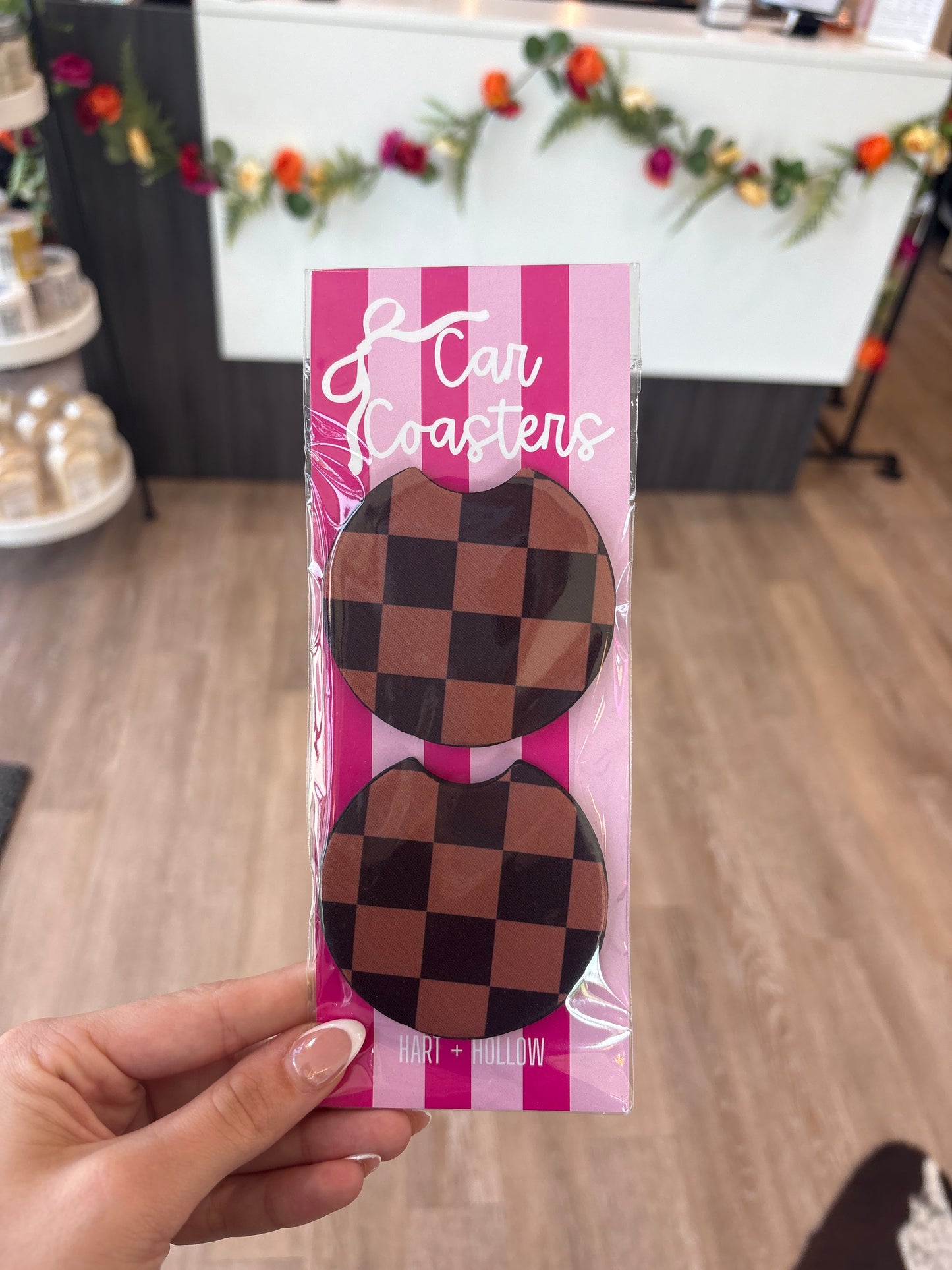 Assorted Two Pack Car Coasters