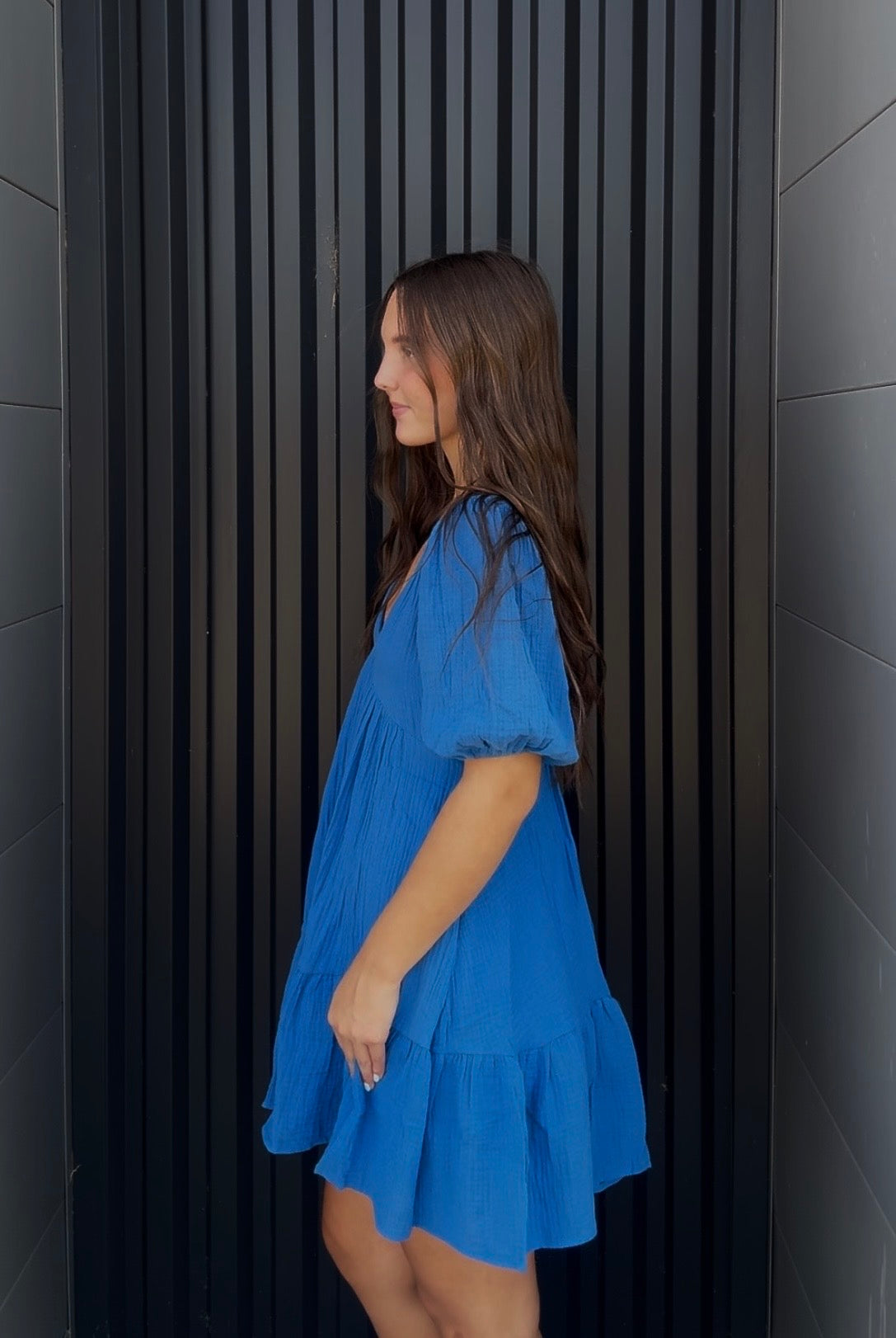 Penny Dress Blue