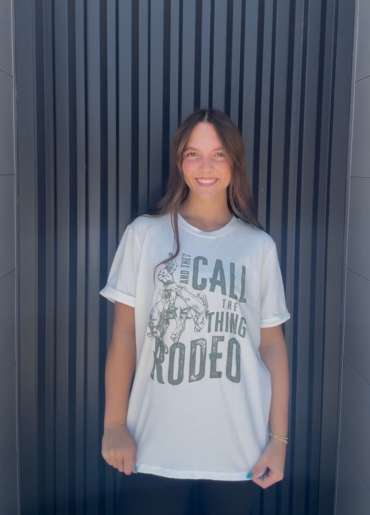 And they call the thing rodeo t shirt