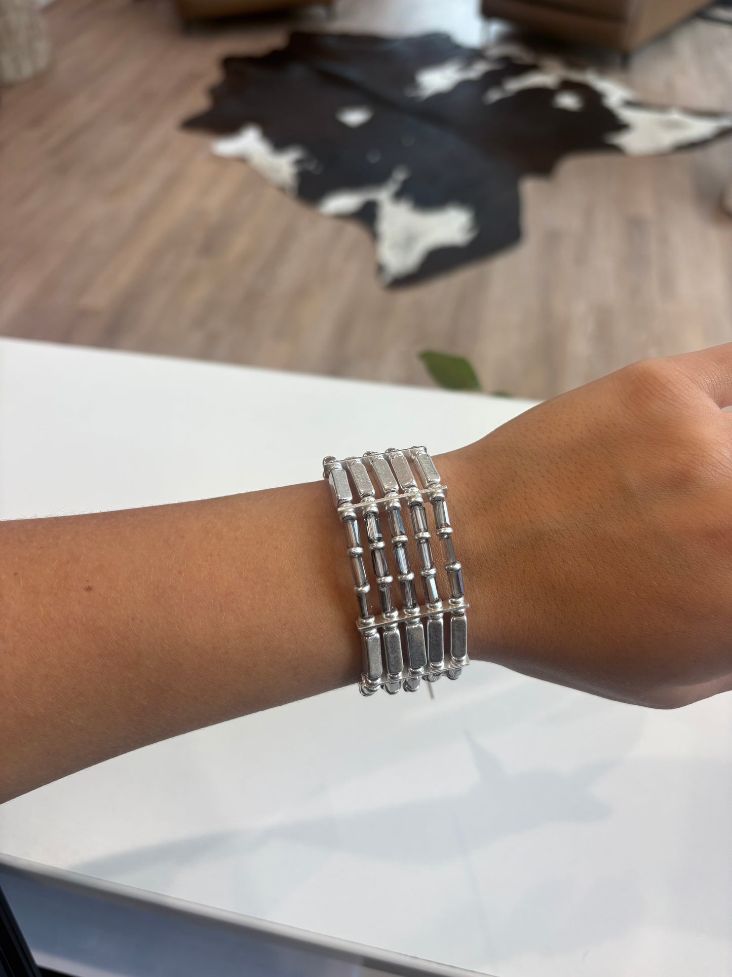 Silver Stretch Bracelet