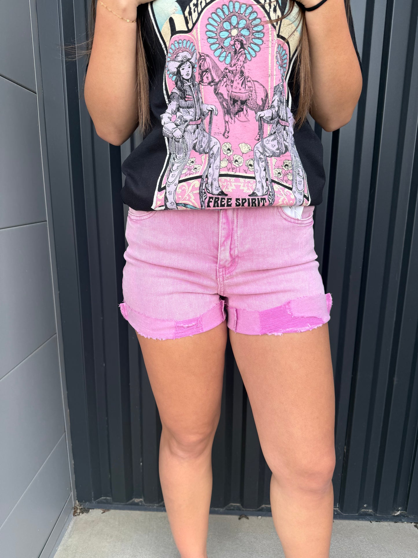 Five Pocket Jean Shorts (Assorted Colors)