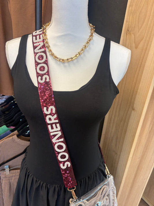 OU purse strap