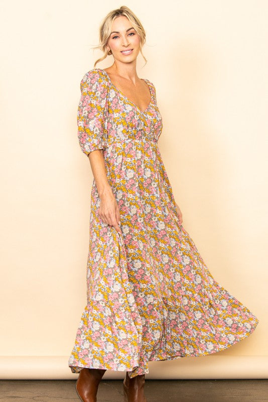 Reversible Floral Maxi