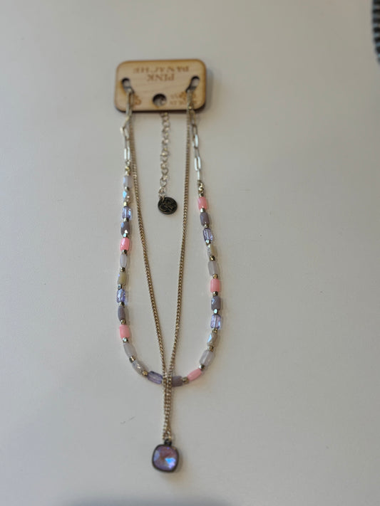 Pastel Layered Necklace.
