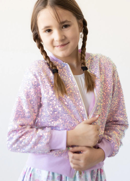 Lavender Sequin Jacket