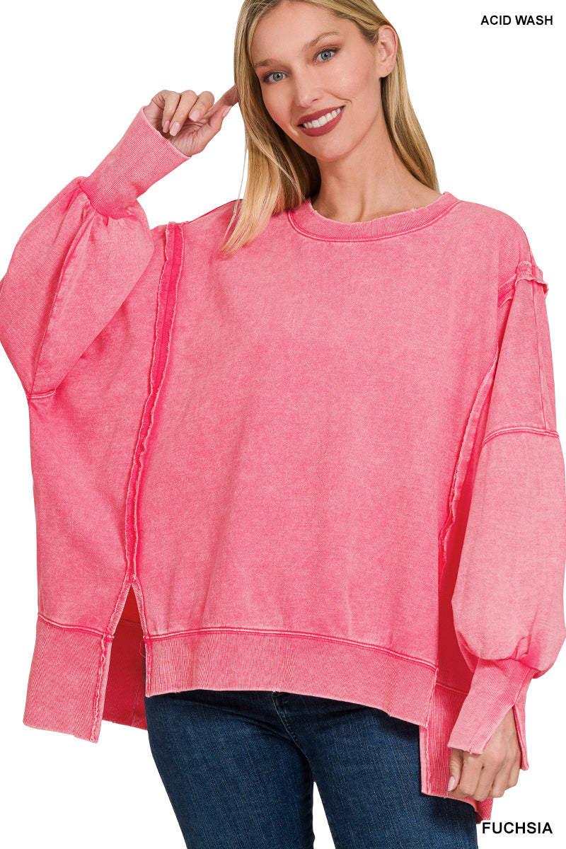 Exposed Seam Sweater (multiple colors)