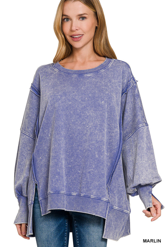 Exposed Seam Sweater (multiple colors)
