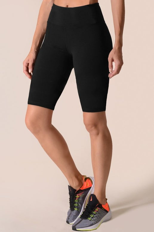 Black Biker Short