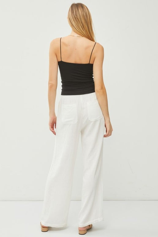 Black Cropped Cami