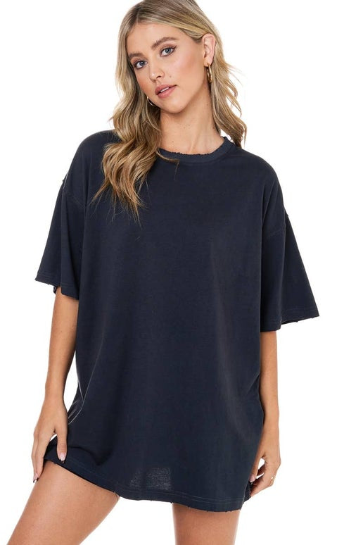 Black Oversized Tee