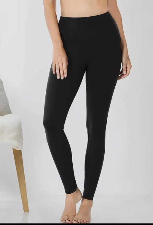 Black Microfiber Leggings