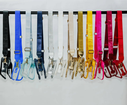 Clear Stadium Friendly Purses (Multiple Colors)